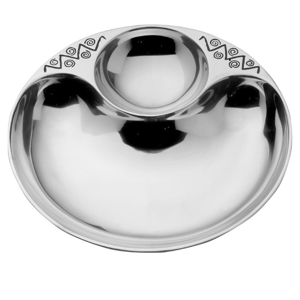 Wilton Armetale Reggae small chip and dip bowl